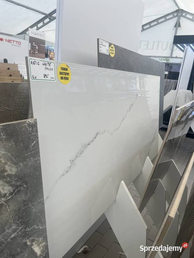 WYPRZEDAŻ PŁYTKA ARTIC WHITE POLEROWANA 60X120 Płytki uniwersalne mazowieckie Ząbki