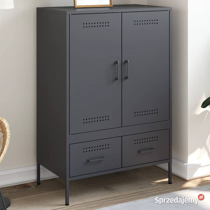Szafka antracytowa 68x39x1015 stal WM843110 Dom i Ogród Warszawa sprzedam