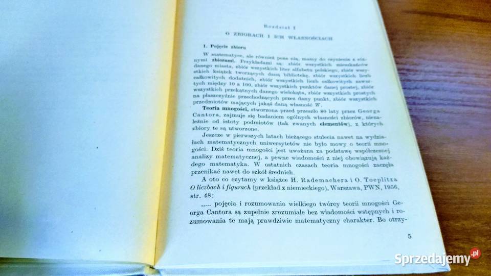 O teorii mnogości wybrane zagadnienia szkół