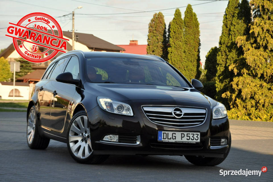 Opel Insignia 20CDTI160BiXenonLedNaviElKlapaRude manualna Ostrów Mazowiecka
