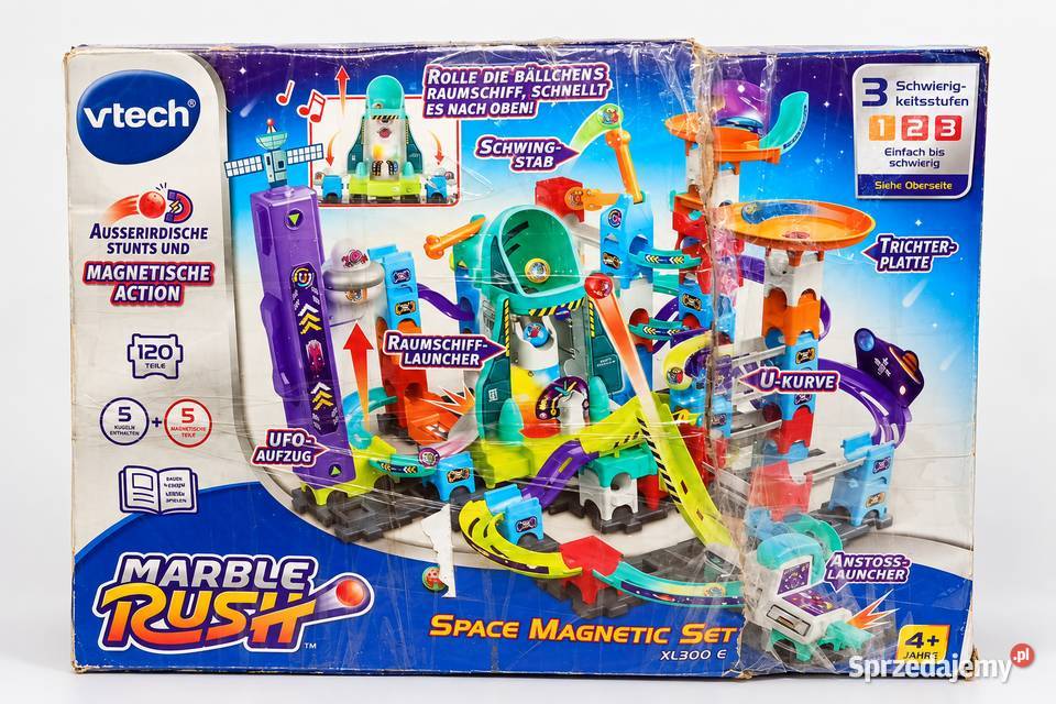 VTech Marble Rush Space Magnetic Set XL300 E tor Kolejki i tory Przeźmierowo
