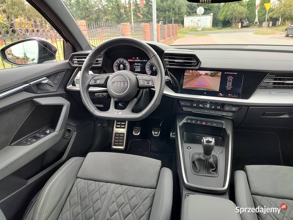 AUDI A3 SPORTBACK S LINE welurowa tapicerka Leszno