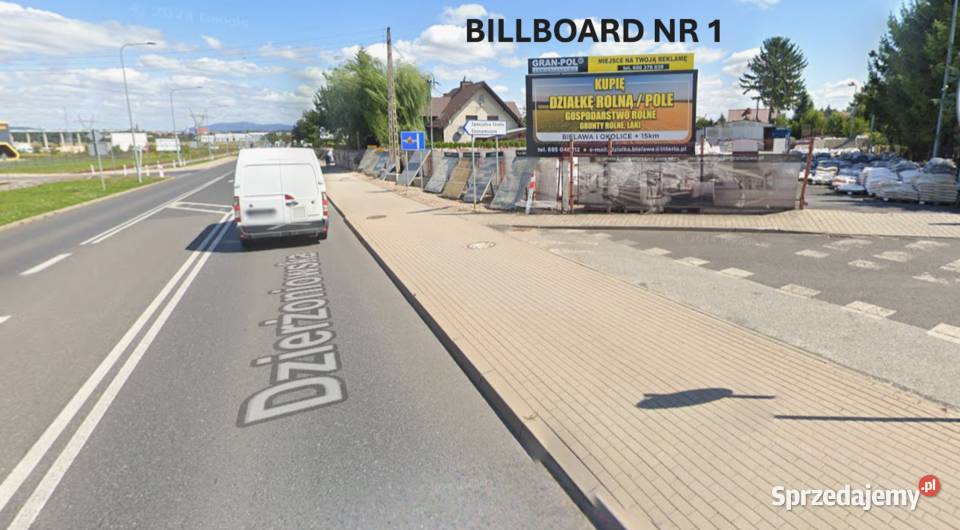WYNAJMĘ BILLBOARD REKLAMOWY POWIERZCHNIE Bielawa