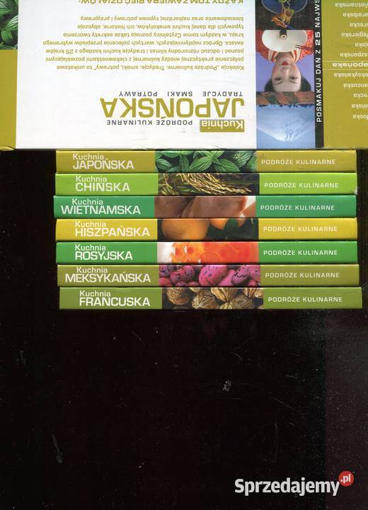 Podróże kulinarne 7 tytułów Japońska Chińska itd Rok wydania 2008 Pozostałe zachodniopomorskie