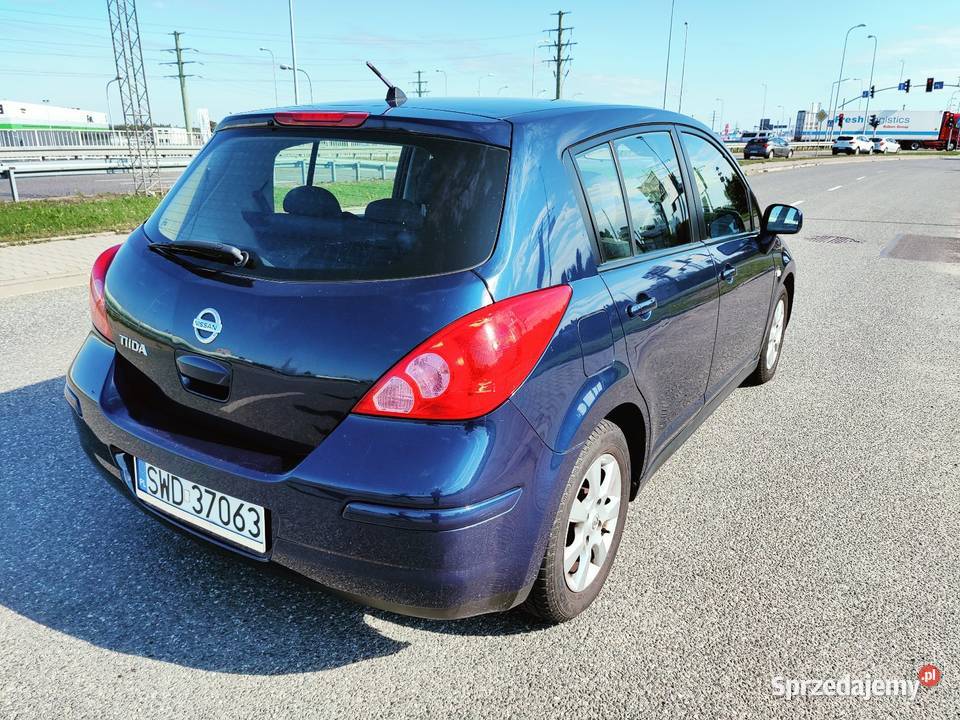 Nissan Tiida 18 benz Rok produkcji 2008 Nissan Gliwice