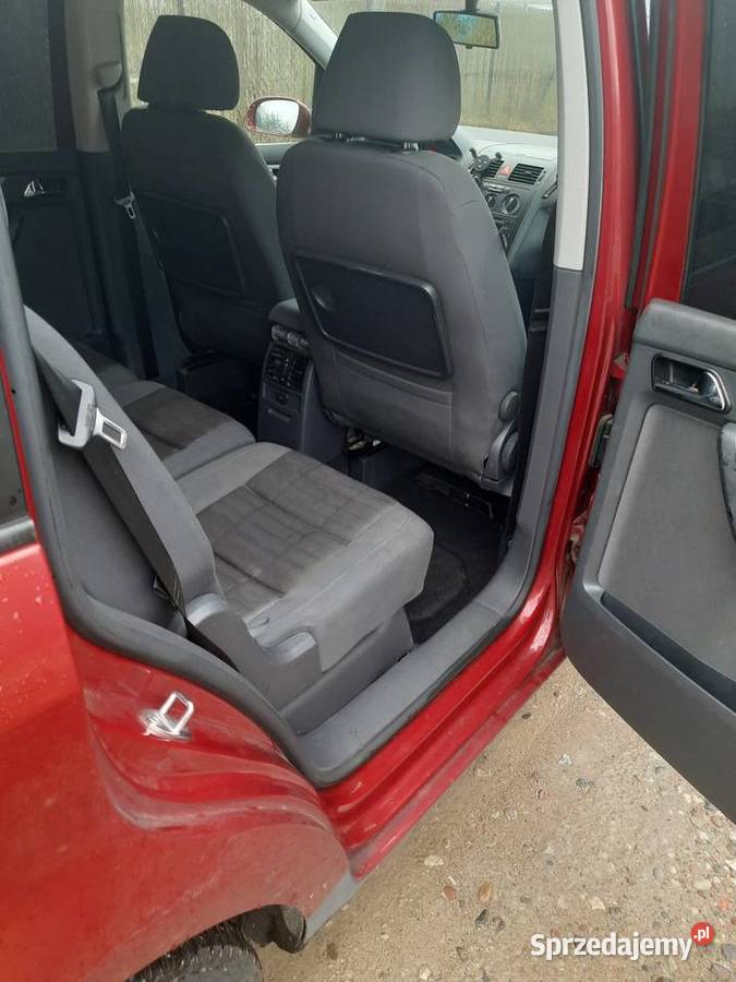 Vw Toran 16 benzyna sprowadzony z Niemiec czerwony Touran Czersk