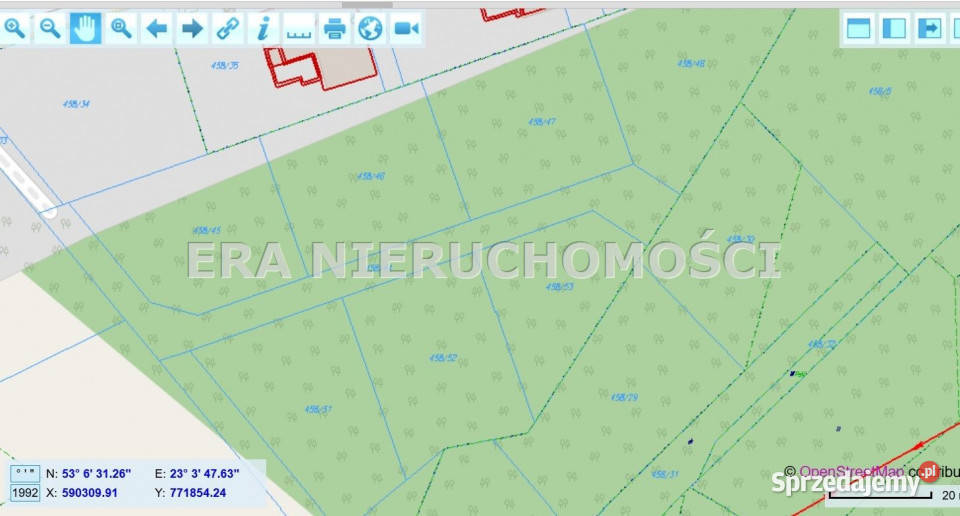 Grunt 1042m2 Klepacze Promienna