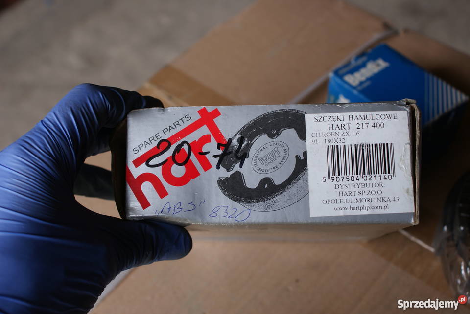 SZCZĘKI HAMULC PEUGEOT 306 9301 ABS szczęki Białobrzegi