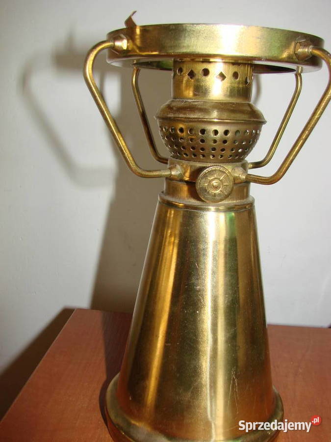 mosiężna lampa naftowa pomorskie Pruszcz Gdański