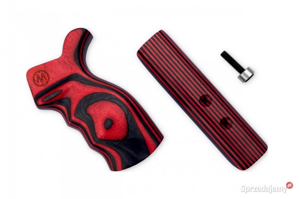 025 Rękojeść baka policzkowa Airmaks Krait Red Trzcianka