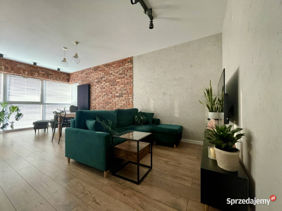 Soft loft z widokiem na panoramę Warszawy Warszawa
