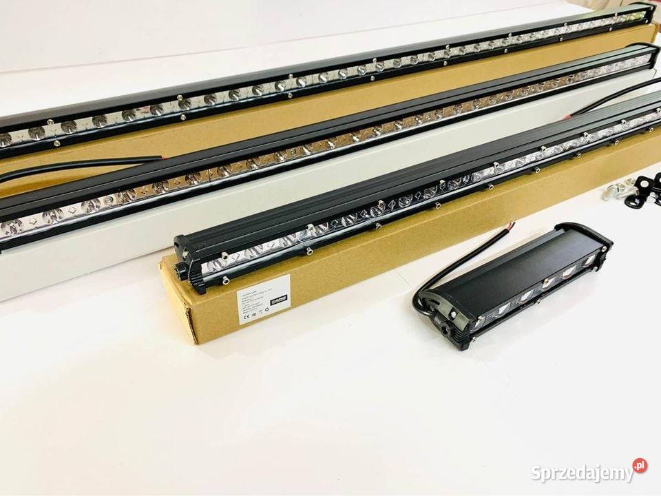 2 x Lampy Led dalekosiężne szperacz slim 18W 18 Pomiechówek