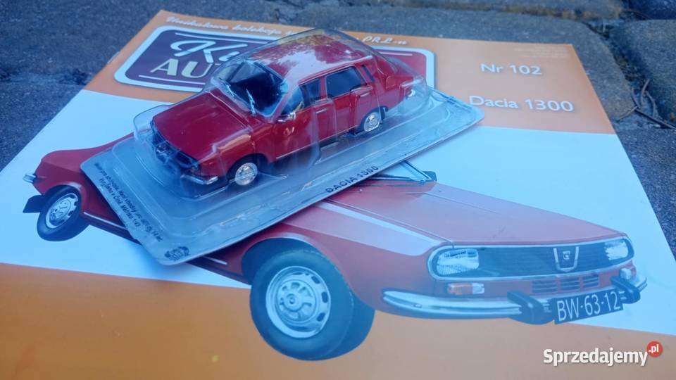 DACIA 1300 SEDAN kultowe auta PRL 143 deagostini Warszawa