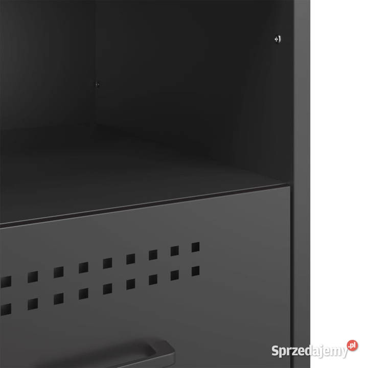 Szafka nocna czarna 36x39x505 stal WM843054 Warszawa