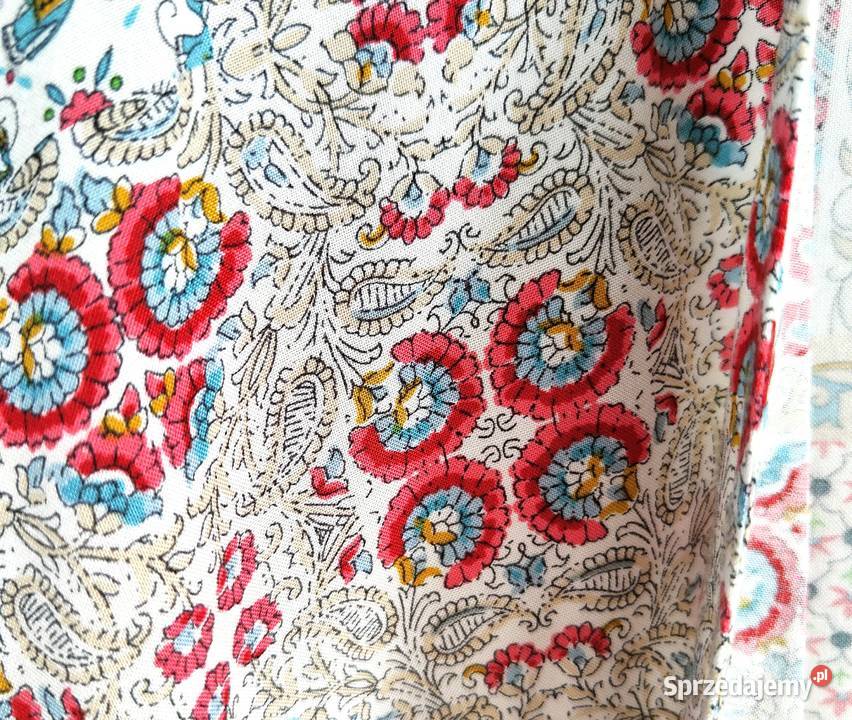 Orientalna narzutka S 36 wiskoza wdzianko boho kolorowy zachodniopomorskie Szczecin