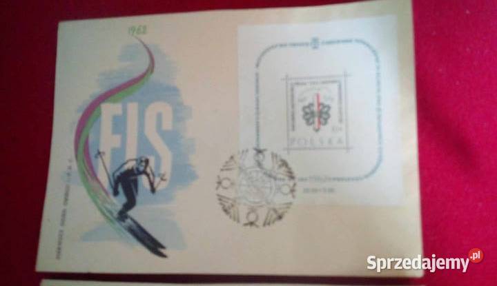 Znaczki koperty Pierwszy dzień obiegu 1962 Warszawa