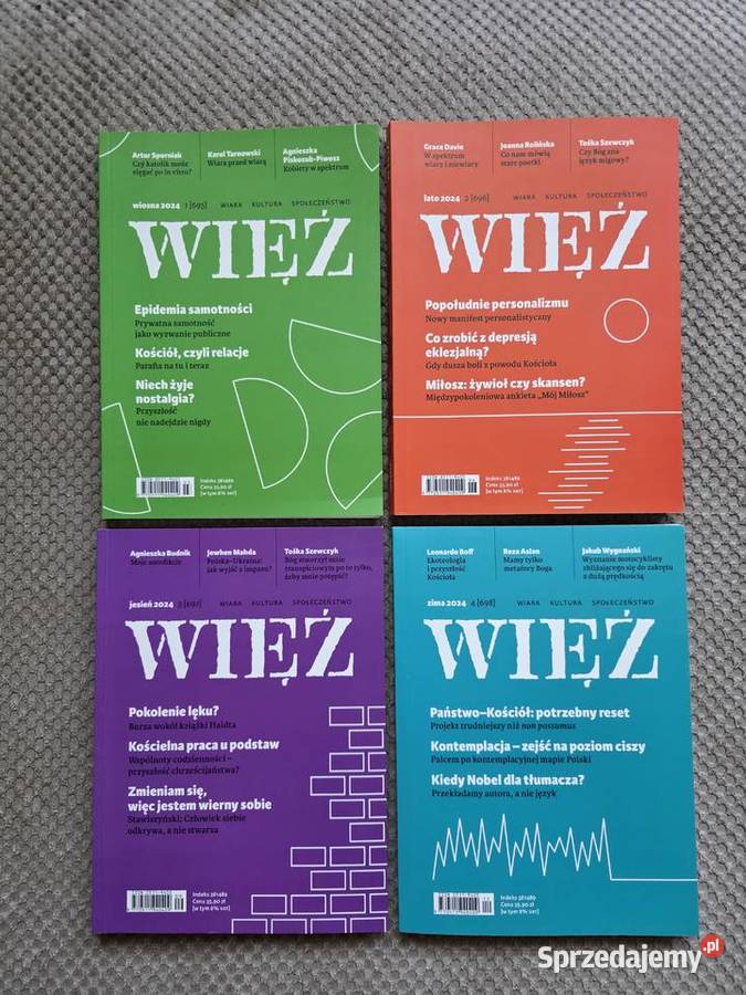kwartalnik Więź rocznik 2024 sprzedam