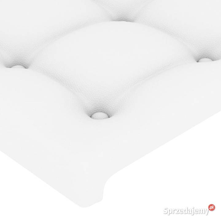 Zagłówek do łóżka z LED biały 144x5x7888 Warszawa