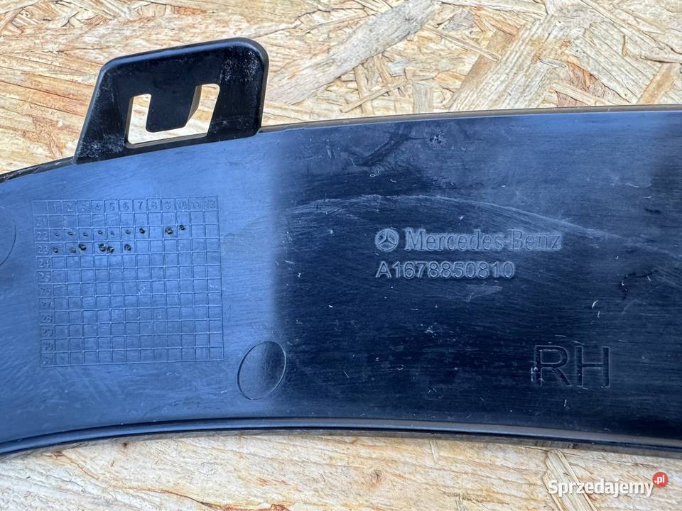 Listwa zderzaka przód prawa rh MercedesBenz GLE Sieraków