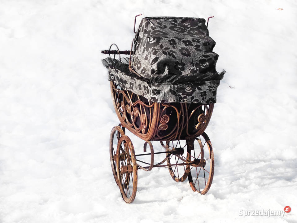 Wózek dekoracja retro zabawka Pozostałe Wrocław