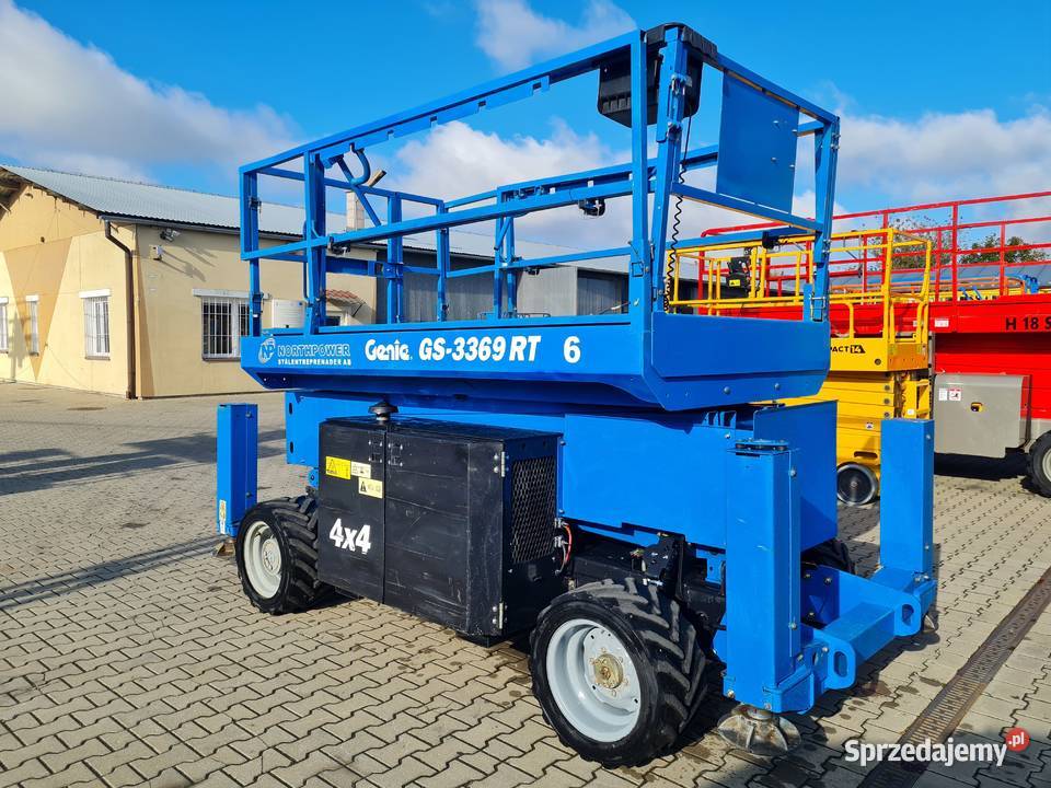 Podnośnik nożycowy spalinowy Genie GS3369RT 2014 Rok produkcji 2014 małopolskie Dąbrowa Tarnowska