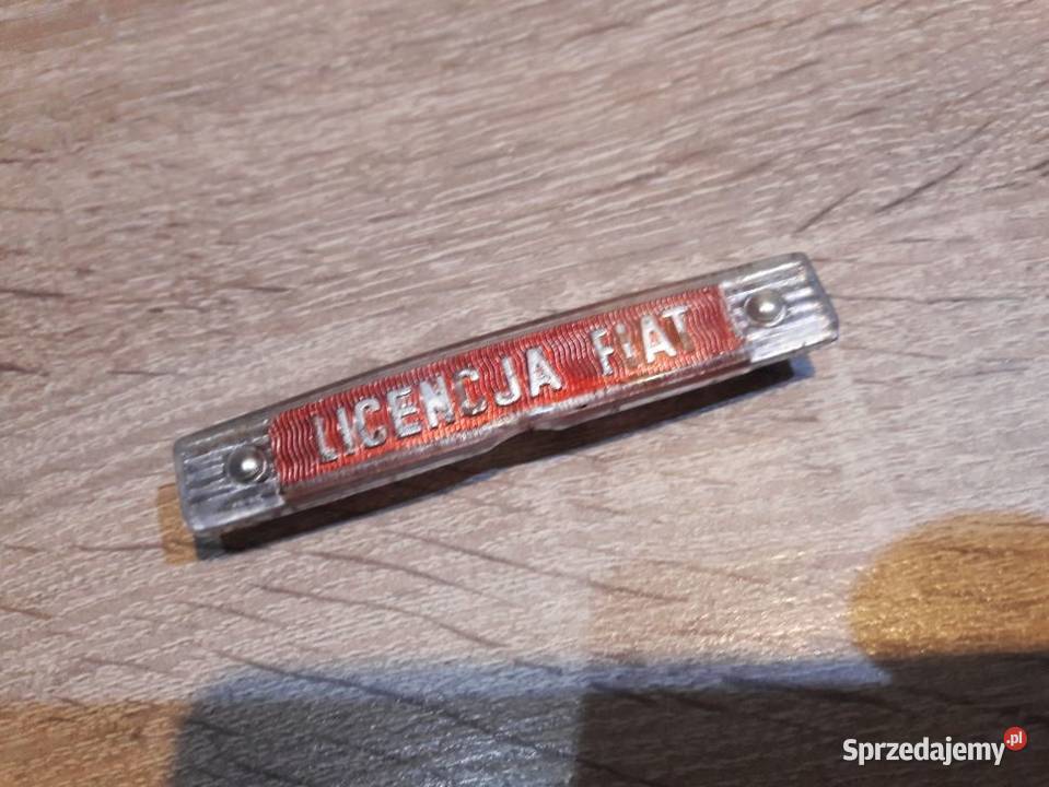Fiat 125p 126p znaczek licencja Fiat emblemat Piotrków Trybunalski