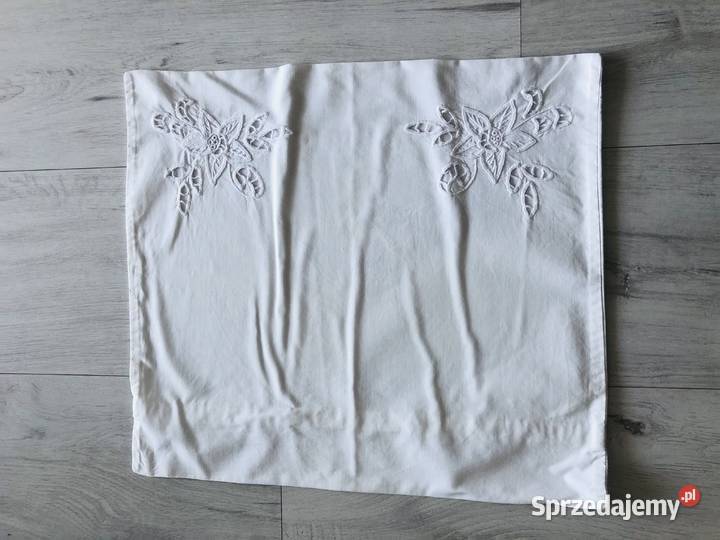 Poszewki na poduszki ręcznie robione PRL Łódź