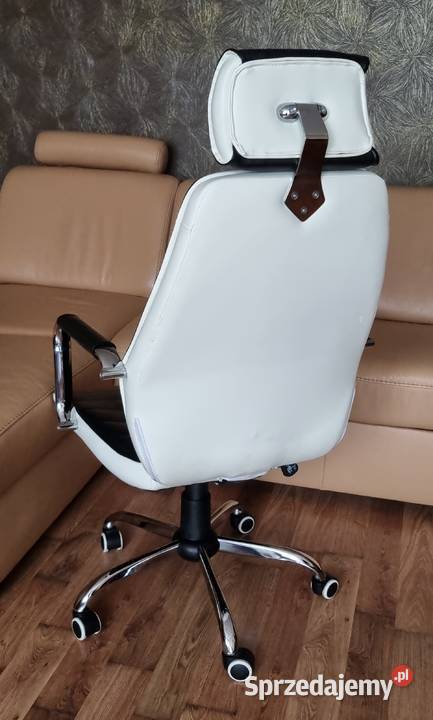 SKÓRZANY FOTEL BIUROWY KRZESŁO OBROTOWE VECOTTI