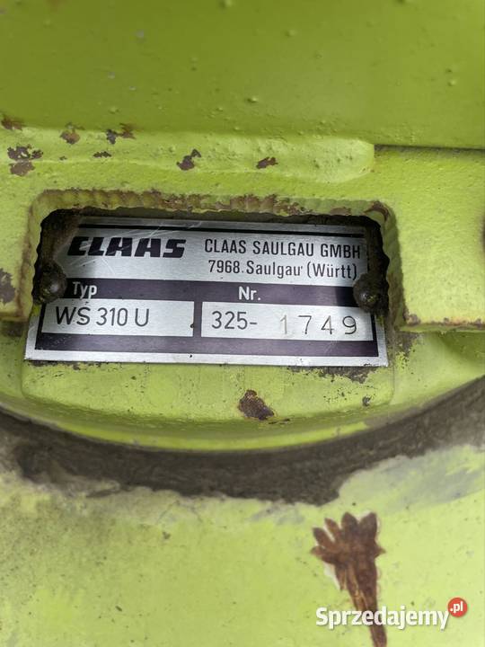 Zgrabiarka Claas ws 310 Claas Olesno sprzedam