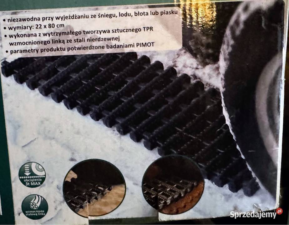 Mata trakcyjna śnieg błoto Świebodzice