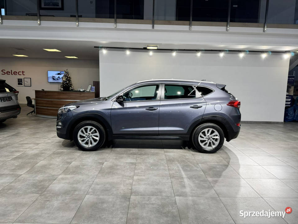Hyundai Tucson 16GDI 132 M6 2018 r salon komplet serwisowany w ASO Myślenice