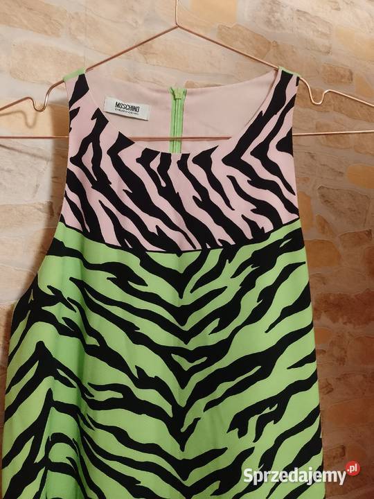 38M MOSCHINO Ekskluzywna sukienka letnia z
