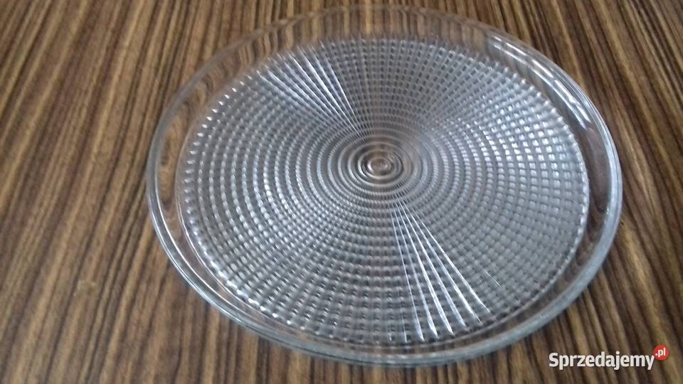 Patera szklana przezroczysta Vintage do małopolskie