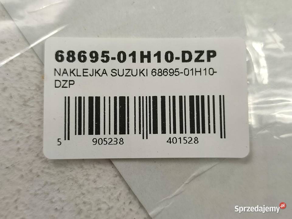 NAKLEJKA NA LEWY BOCZEK SUZUKI GSXR600 20062007 Emblematy