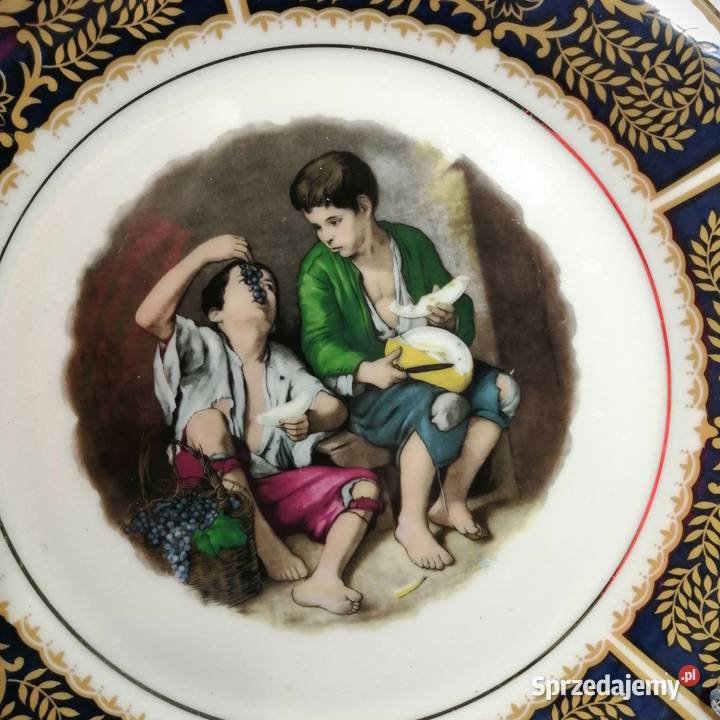 Duży talerz patera Szczytno