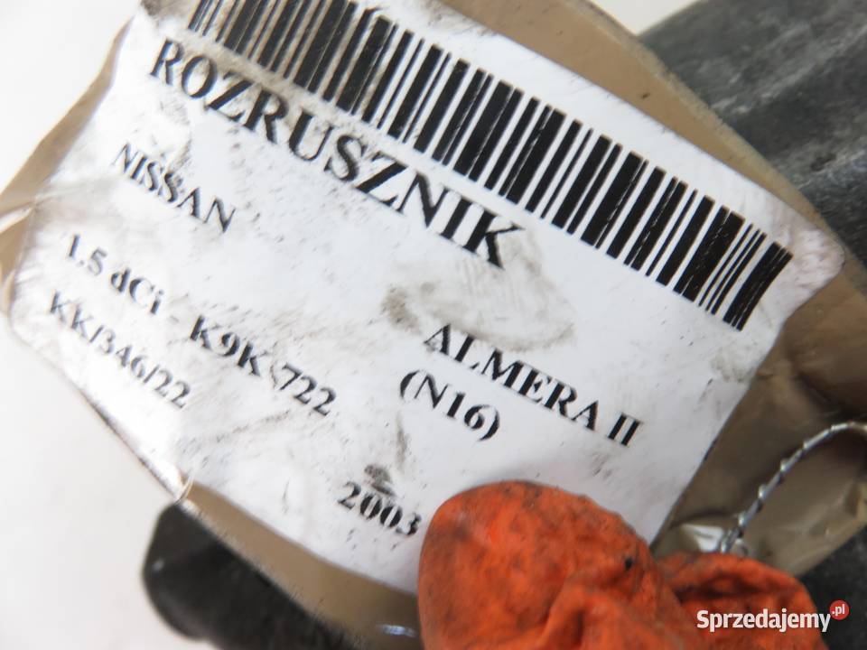 ROZRUSZNIK ALMERA 15 dCi M000T86181