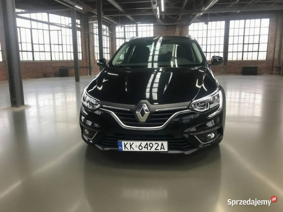 Renault Megane 1wł bezwypadkowy full ASO czarny Kraków