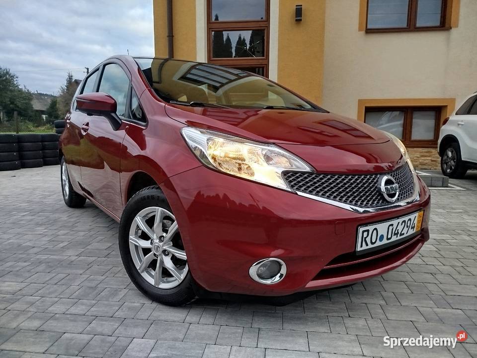 NISSAN NOTE benzyna navi kamery 360 panorama klima keylessgo ważny TUV