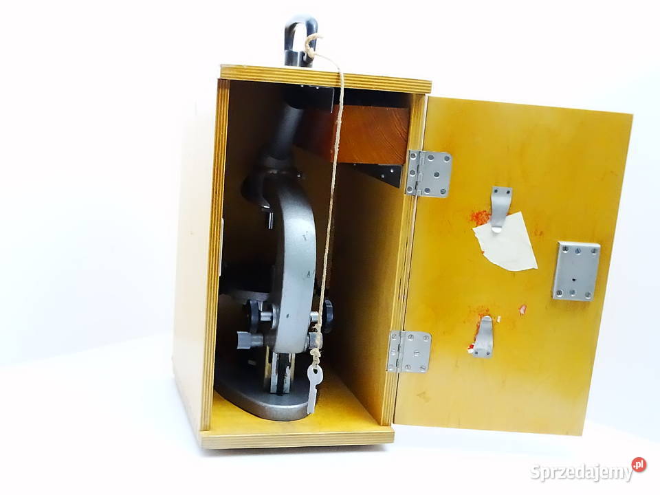 Mikroskop MBR1 ZSRR kolekcjonerski z walizką lubelskie Biłgoraj