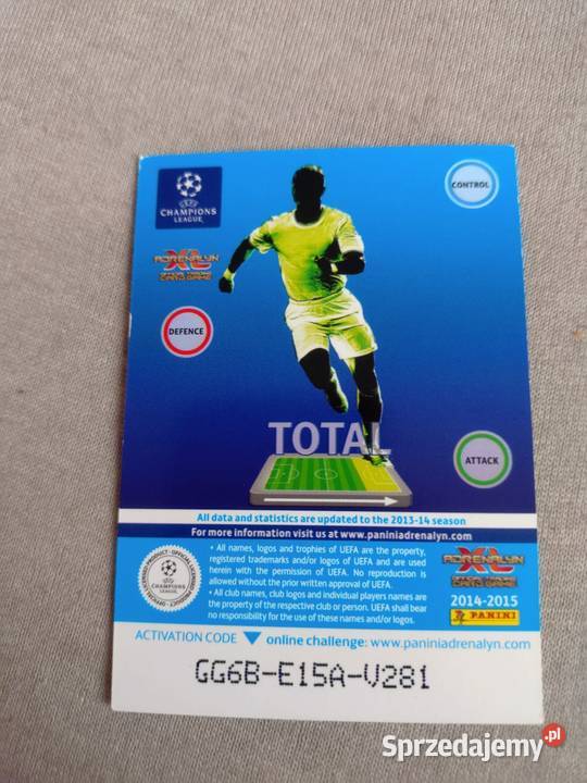 Karty panini sezon 201415 84 karty opolskie Chróścina