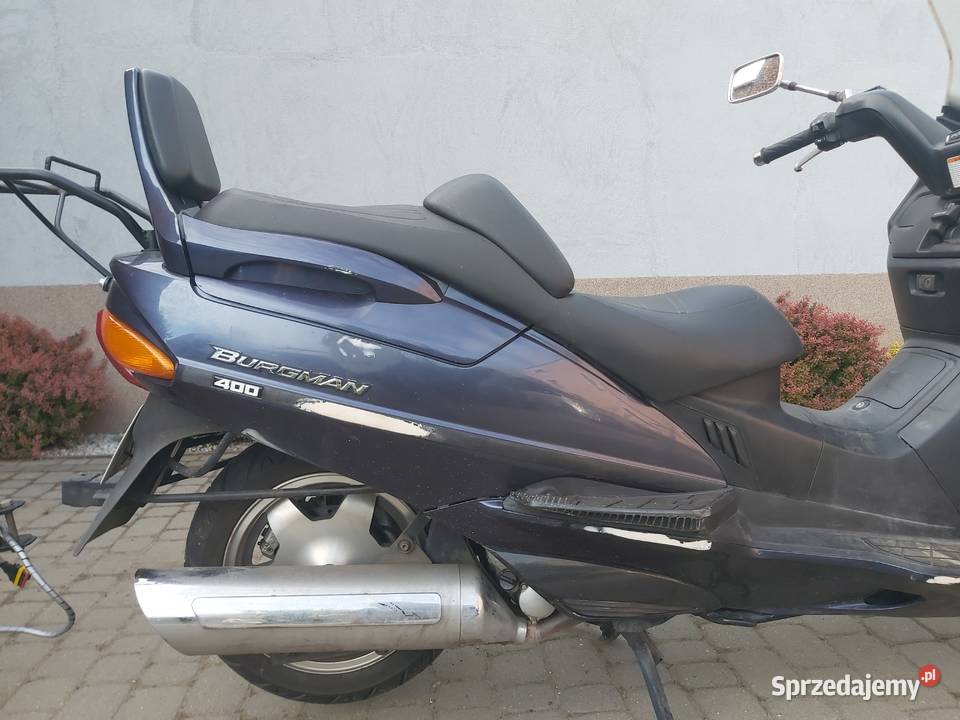 Suzuki Burgman 400 przyczepka Tarnowskie Góry