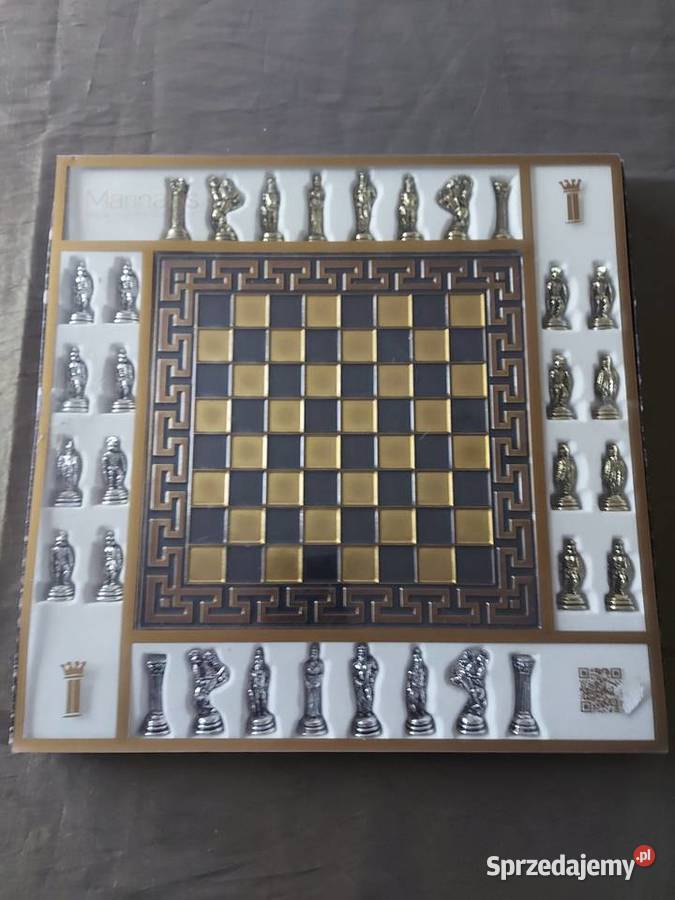 Metalowe szachy Marinakis Gry planszowe i fabularne