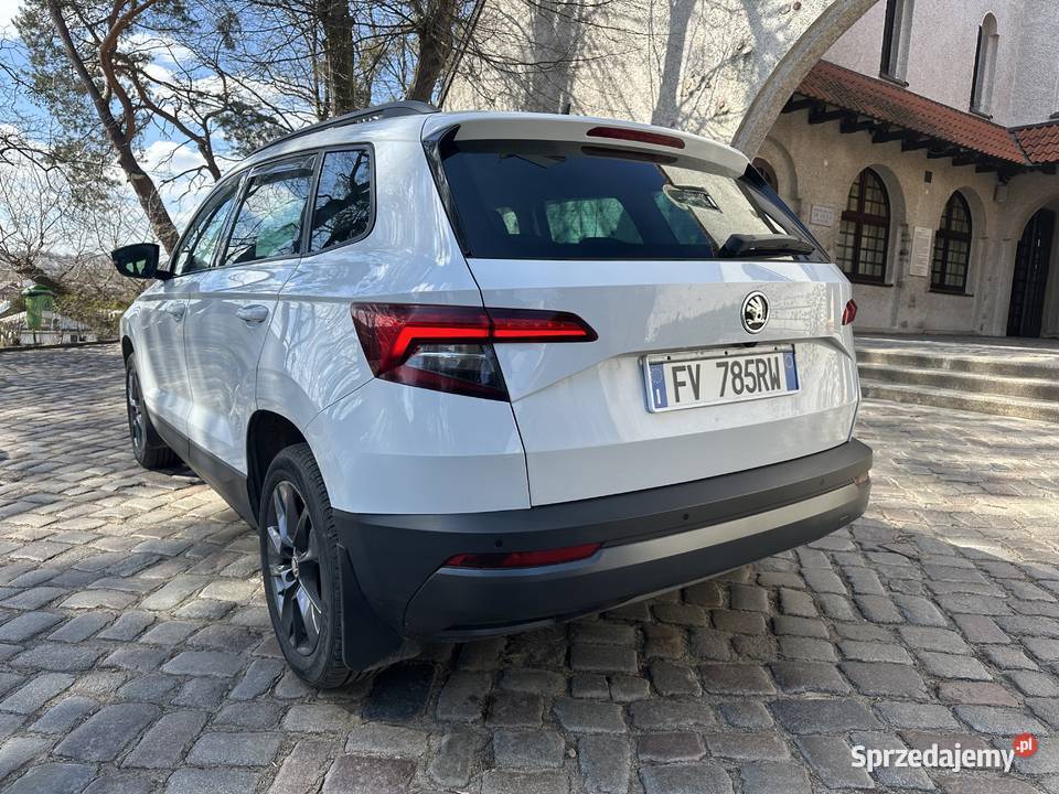Skoda Karoq Navi kamera biała perła serwisowana pomorskie Gdańsk