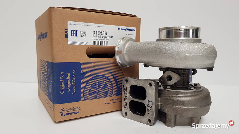 Nowa turbosprężarka SCHWITZER 315436 318524 Części samochodowe Siedlce