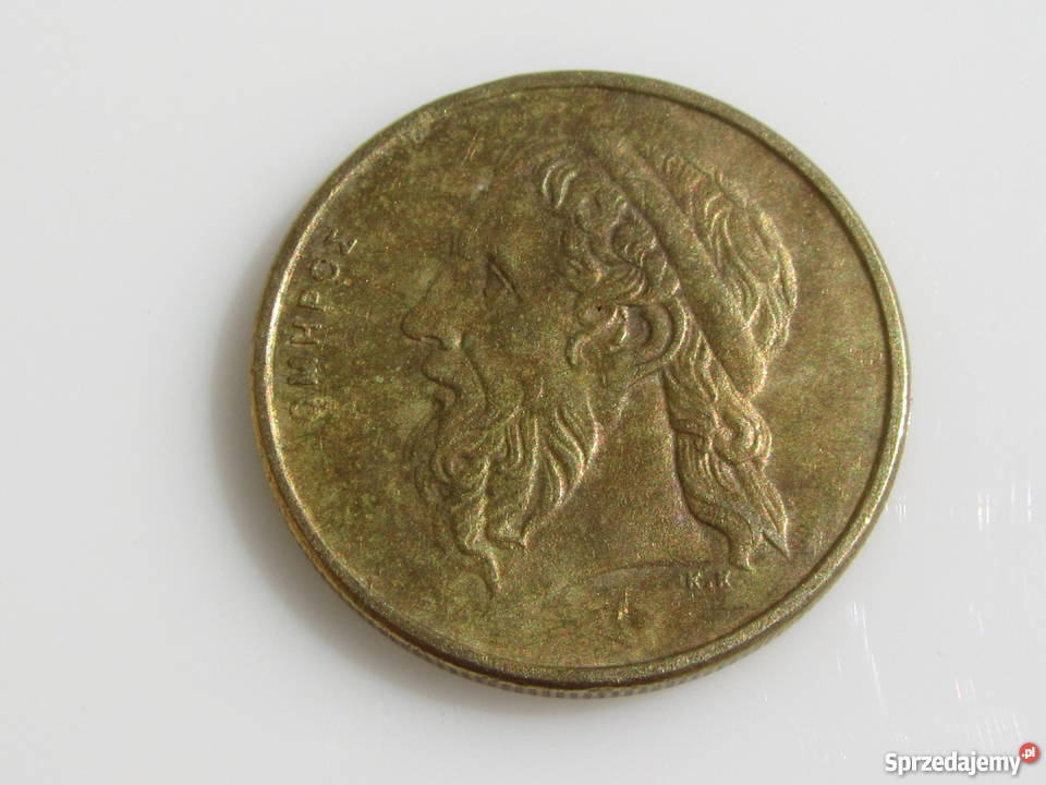 Moneta 50 drachm 2000 r Grecja Olecko