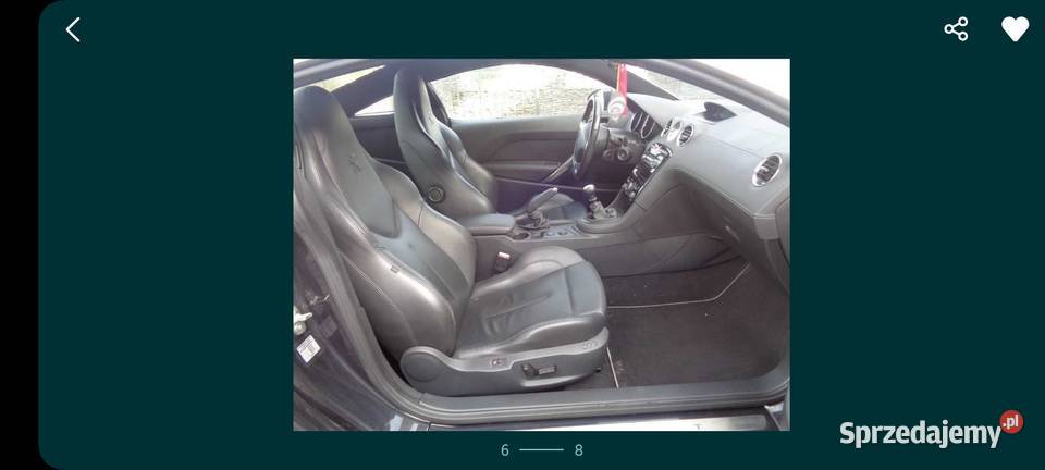 Peugeot rcz niski przebieg zadbany Włocławek