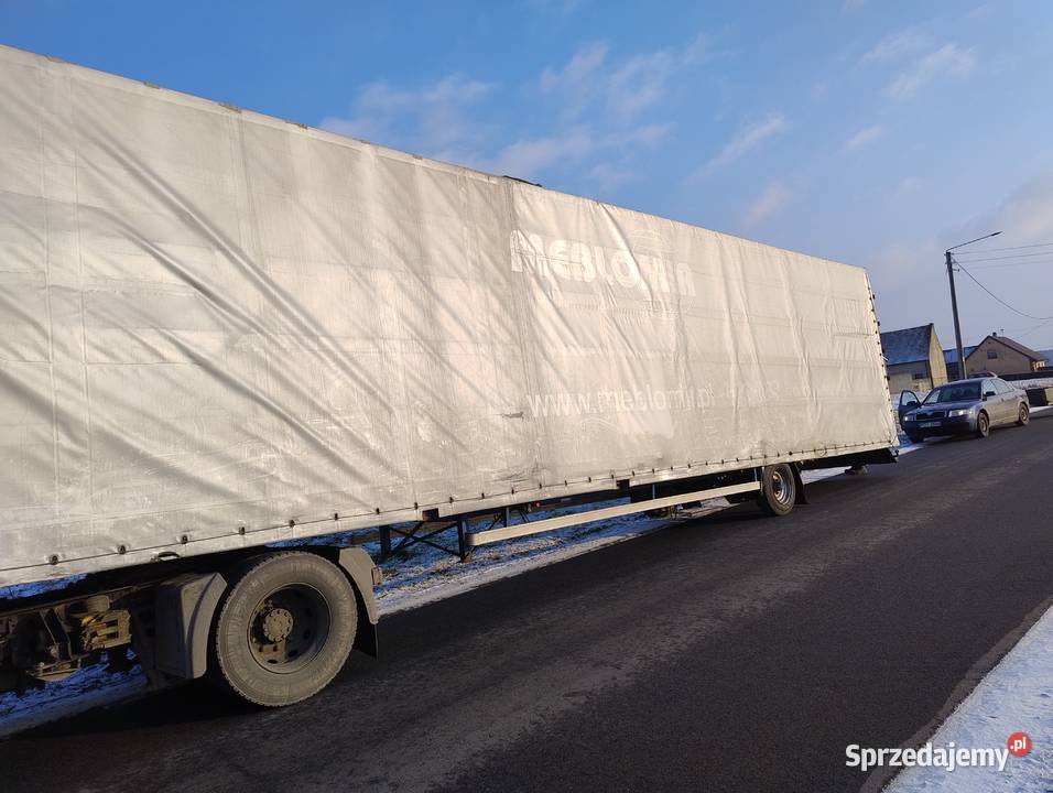 naczepa Wellmeyer SCS9 1 osiowa Burtowe i plandeki Grabów-Pustkowie