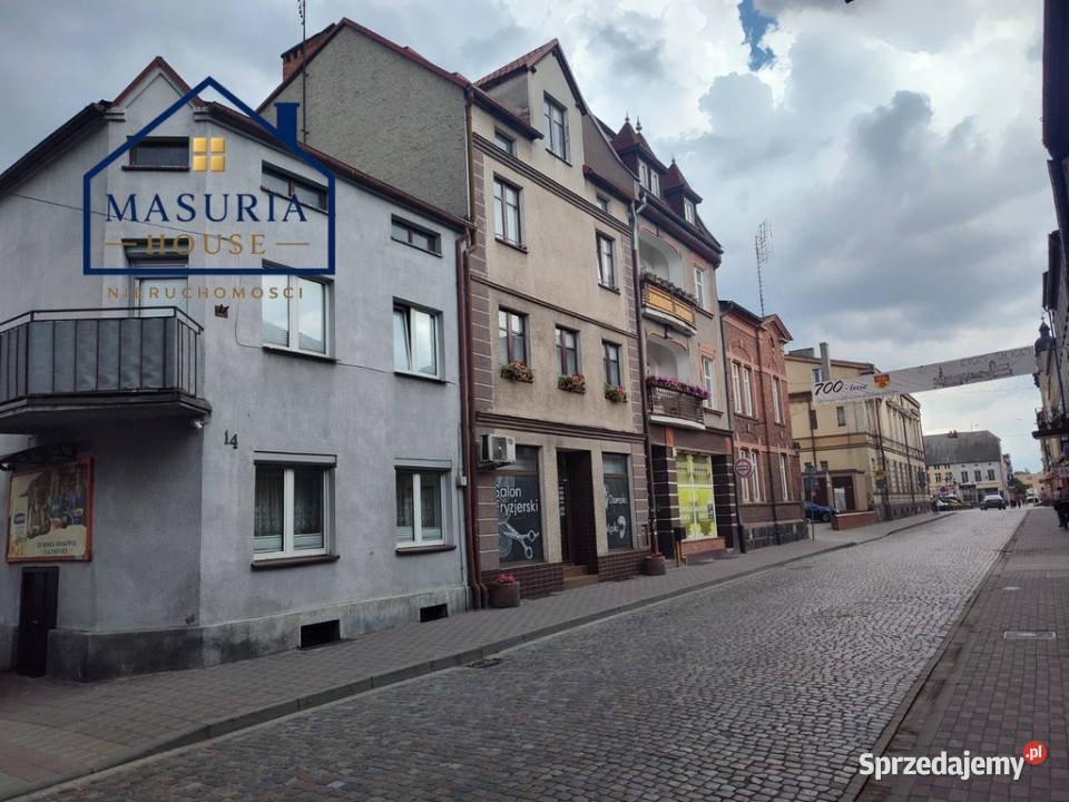 Trzypoziomowa kamienica z lokalem handlowym Nowe Miasto Lubawskie