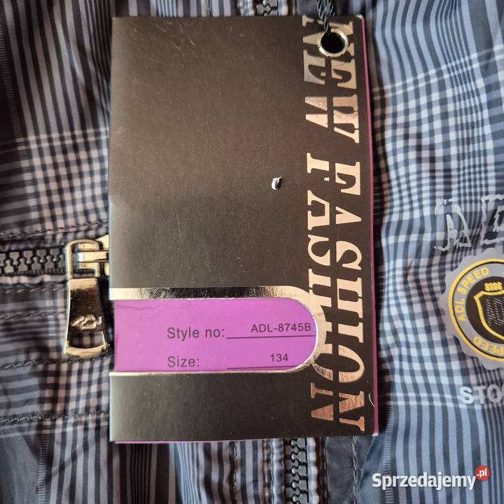 Dwustronna kurtka młodzieżowa rozmiar 134 sprzedam