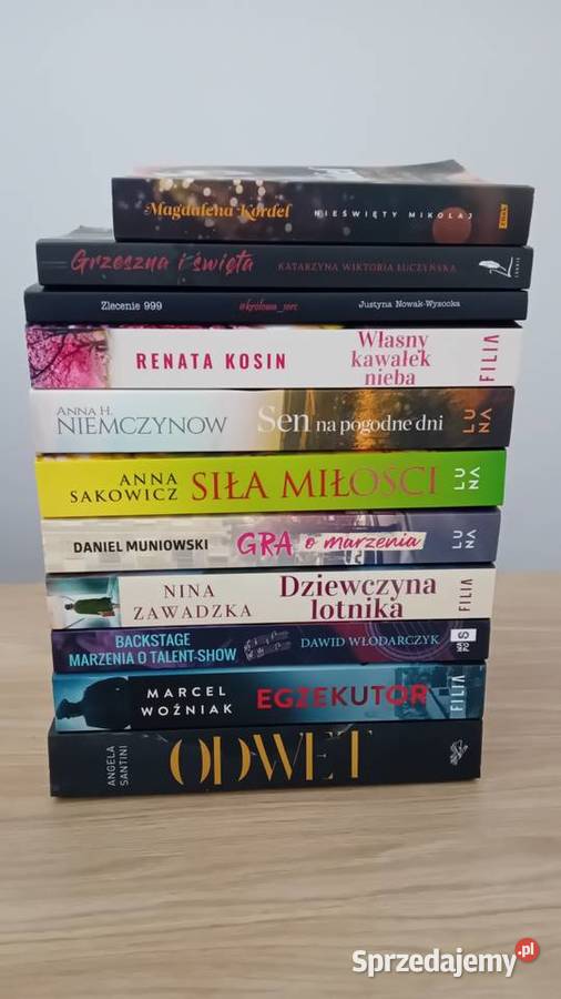 Sprzedam różne książki w stanie 11 książek miękka Miechów